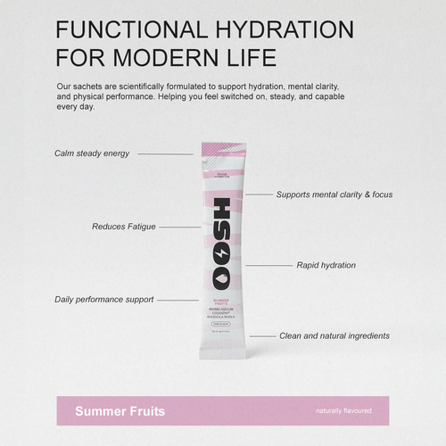 OOSH Focus Hydration Summer Fruits product image